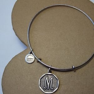 Alex and Ani "M" Monogram Bracelet